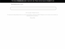 Tablet Screenshot of fairtalebooks.com